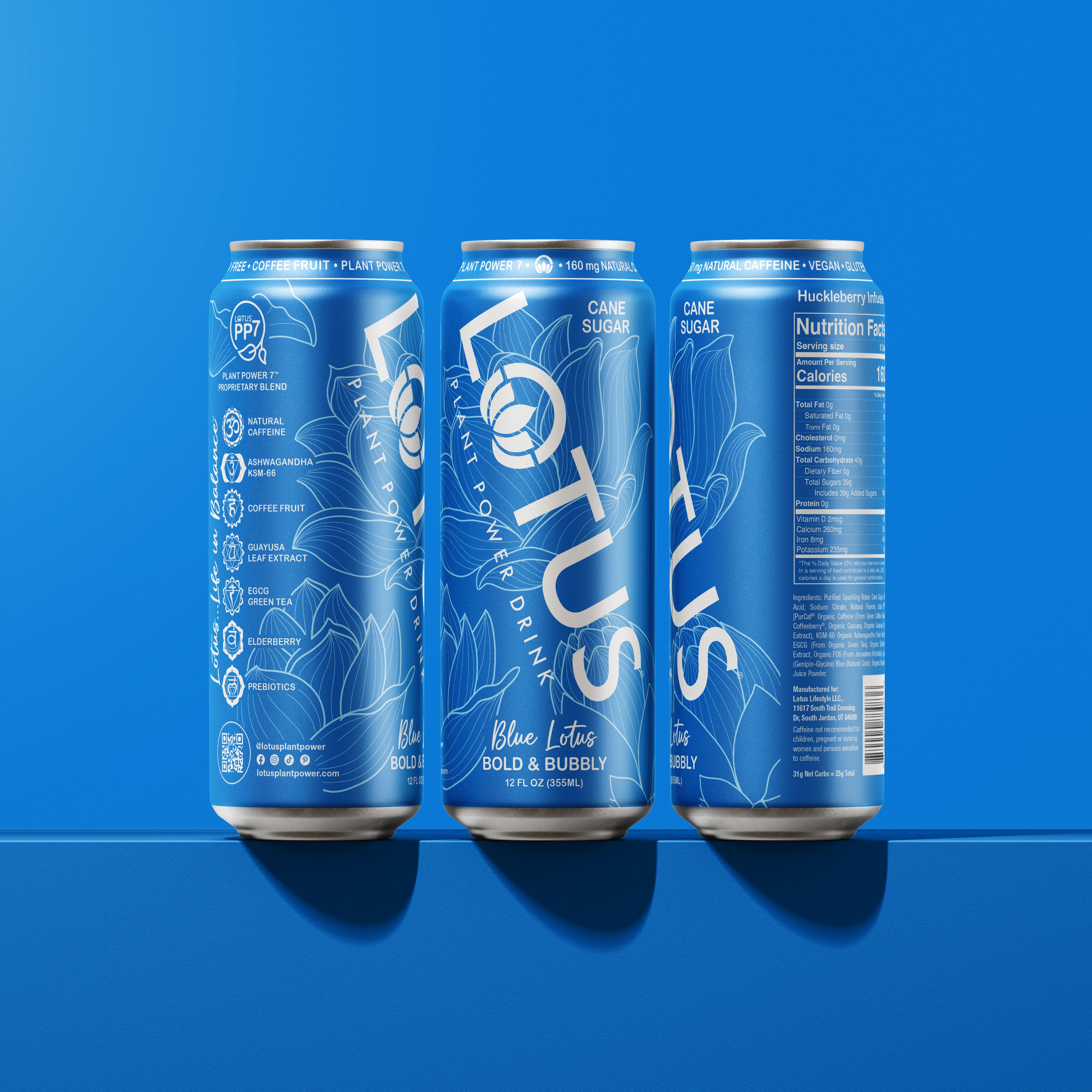 Blue Lotus Plant Power Drink™ (cane sugar)