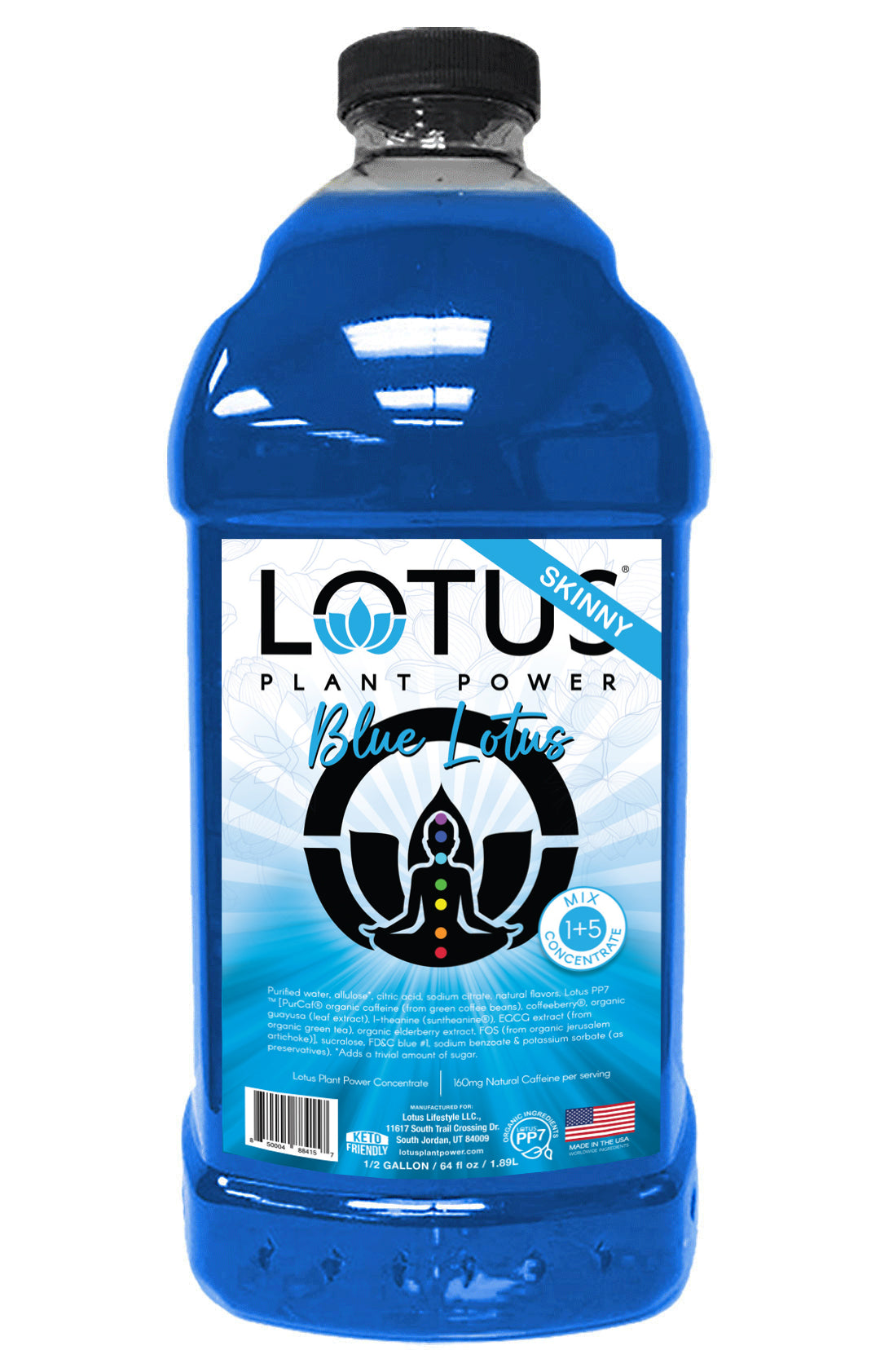 Blue Lotus Plant Power Zero Sugar Concentrate