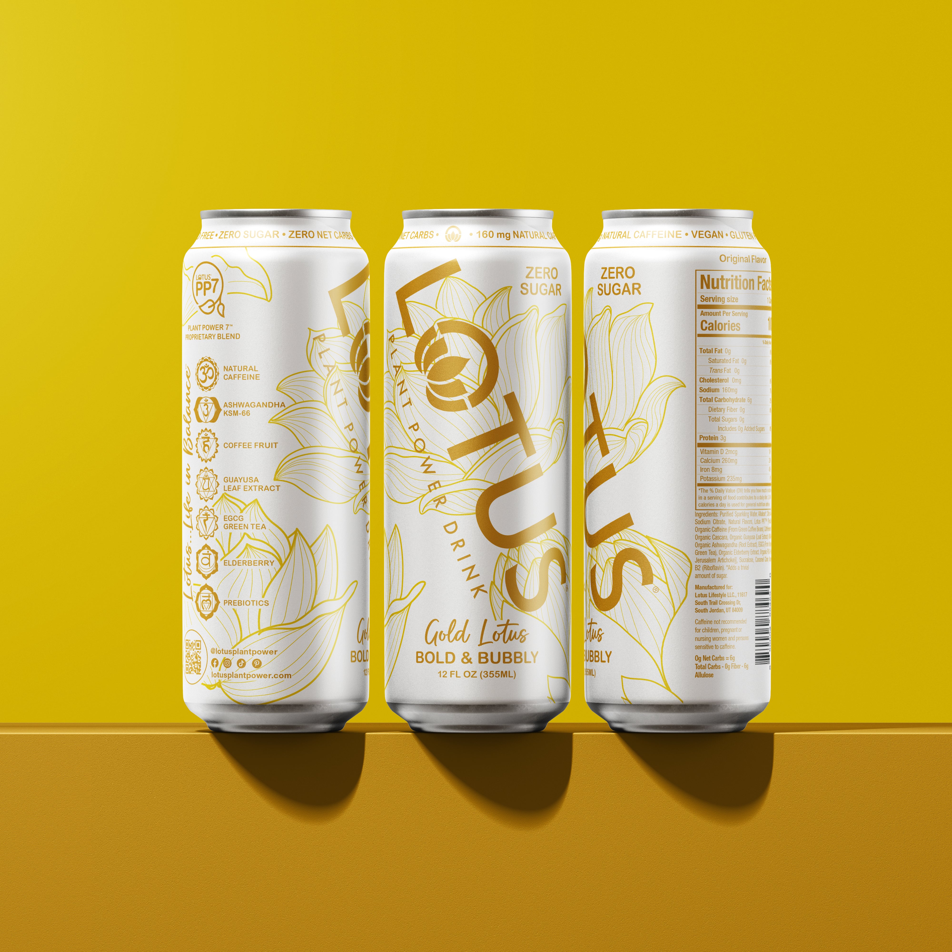 Gold Lotus Plant Power Drink™ (zero sugar)