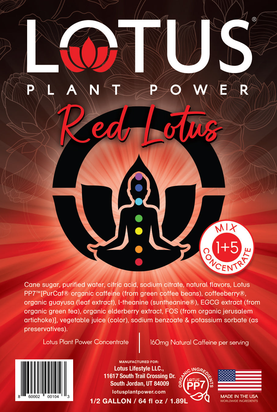 Red Lotus Plant Power Concentrate