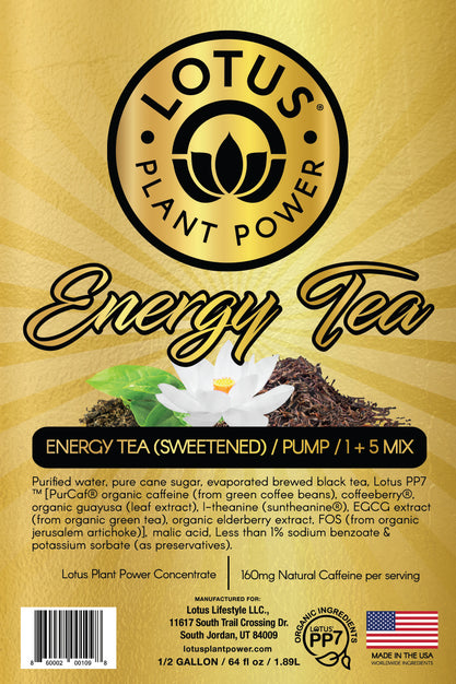 Lotus Energy Tea Concentrate (Naturally Sweetened)