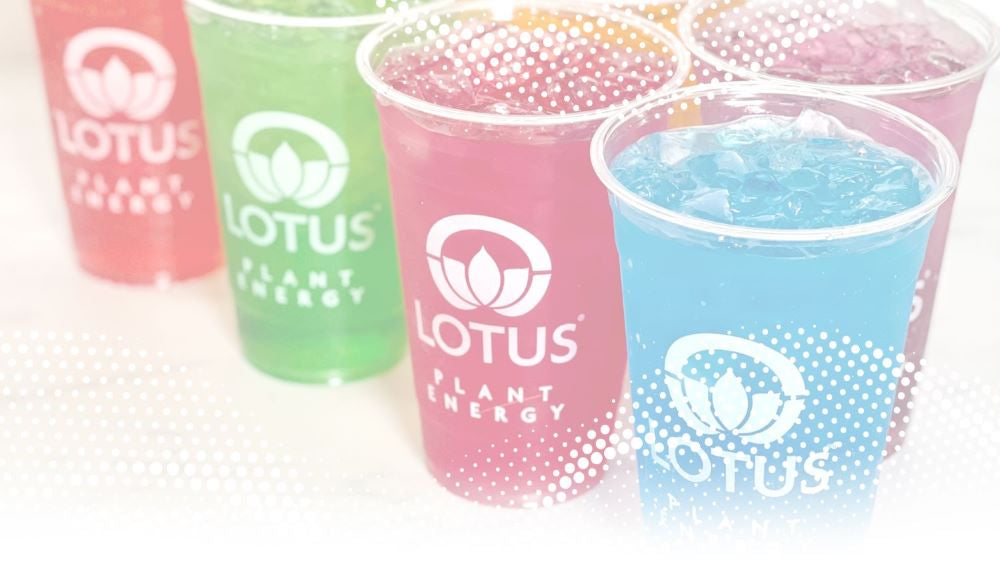 Colorful Lotus Energy Drinks