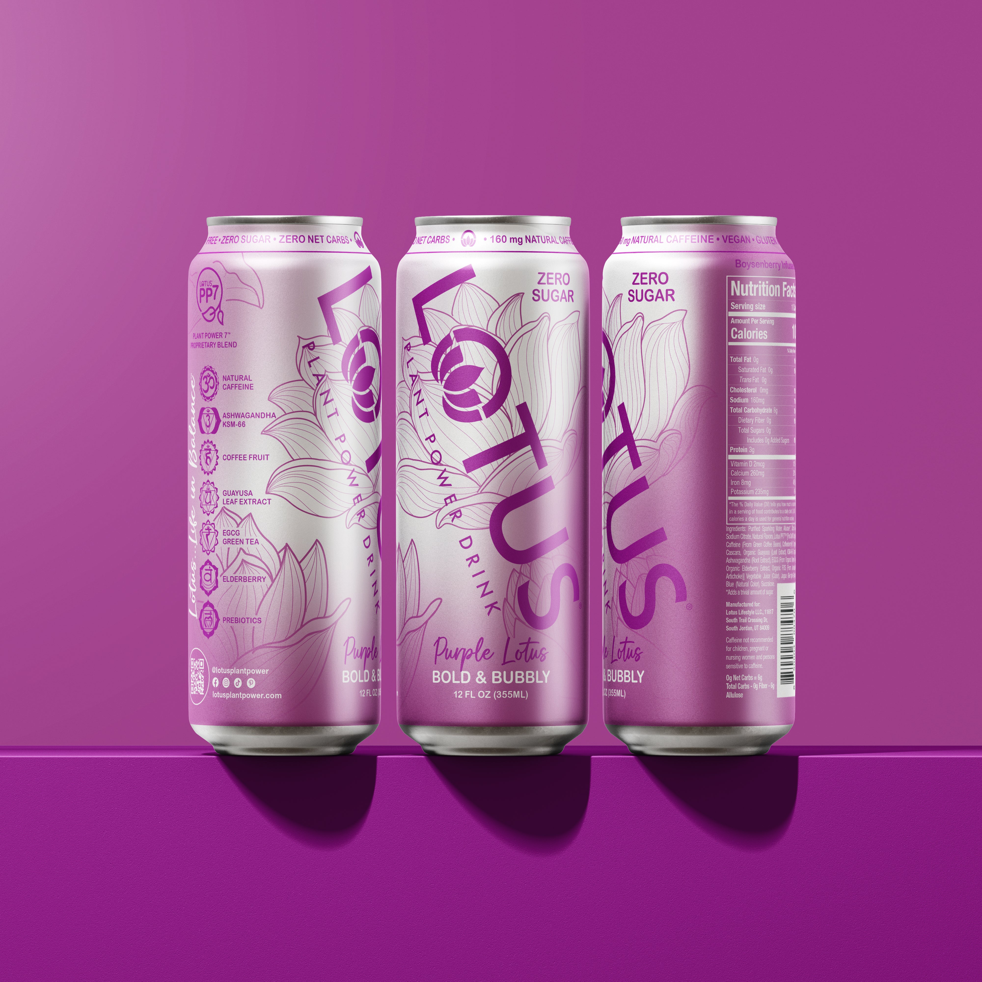 Purple Lotus Plant Power Drink™ (zero sugar)