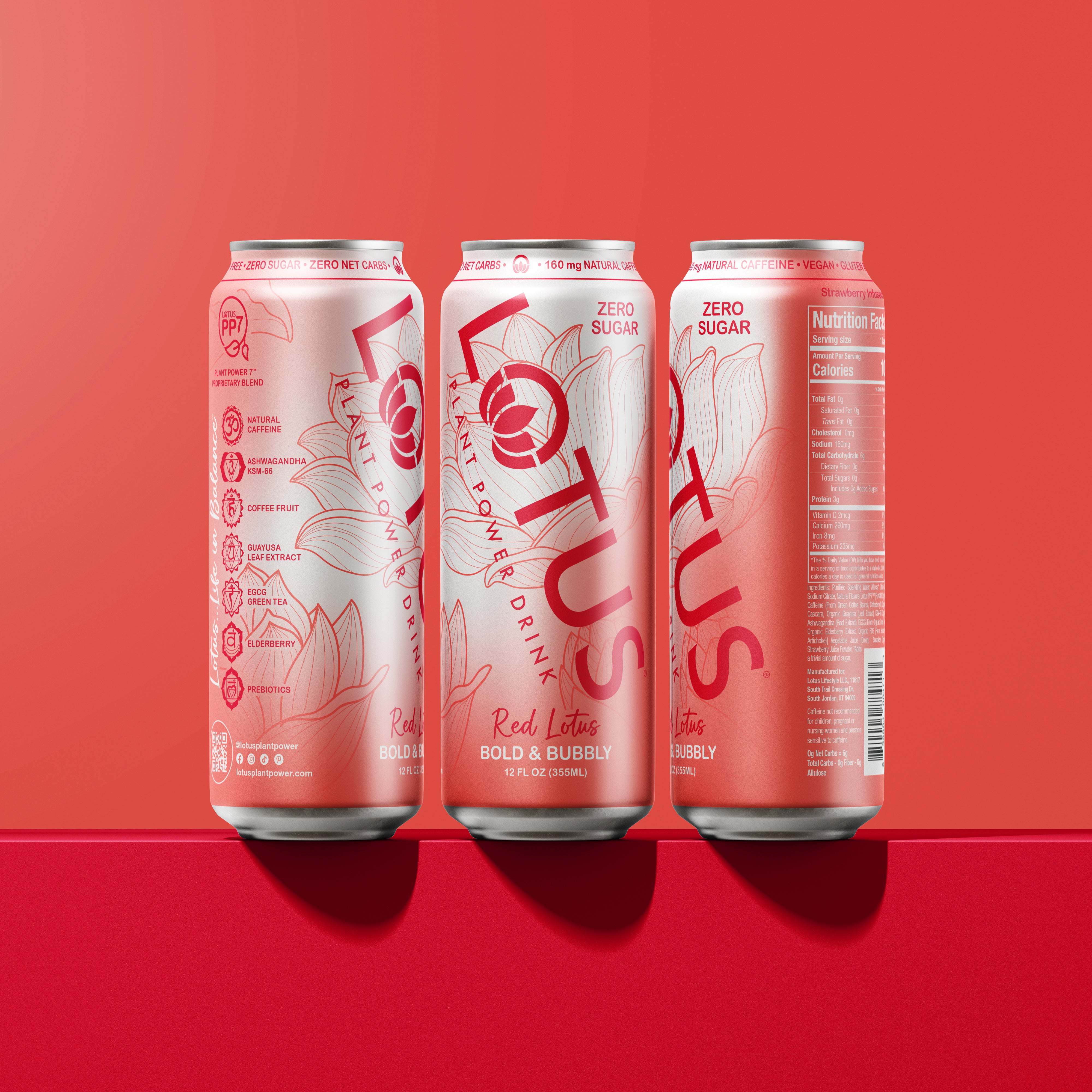 Red Lotus Plant Power Drink™ (zero sugar)